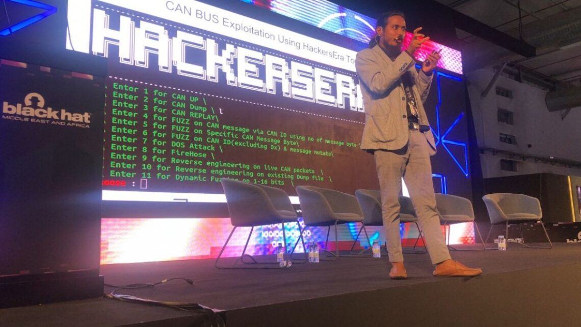 HackersEra’s Vikash Chaudhary’s Research On CAN Bus Hacking Draws Attention Of Cybersecurity Experts At Blackhat MEA In Saudi Arabia