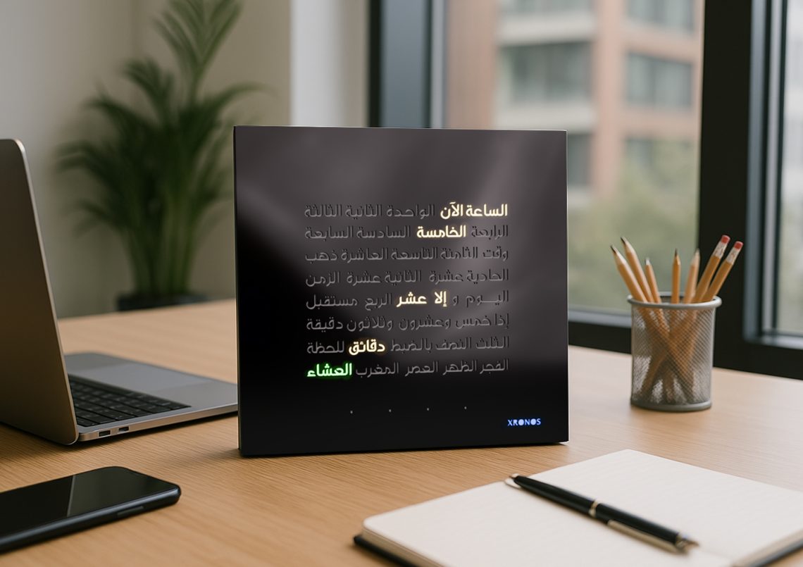 Xronos présente en avant-première mondiale l’Horloge Azan Word à l’INDEX Dubaï 2025
