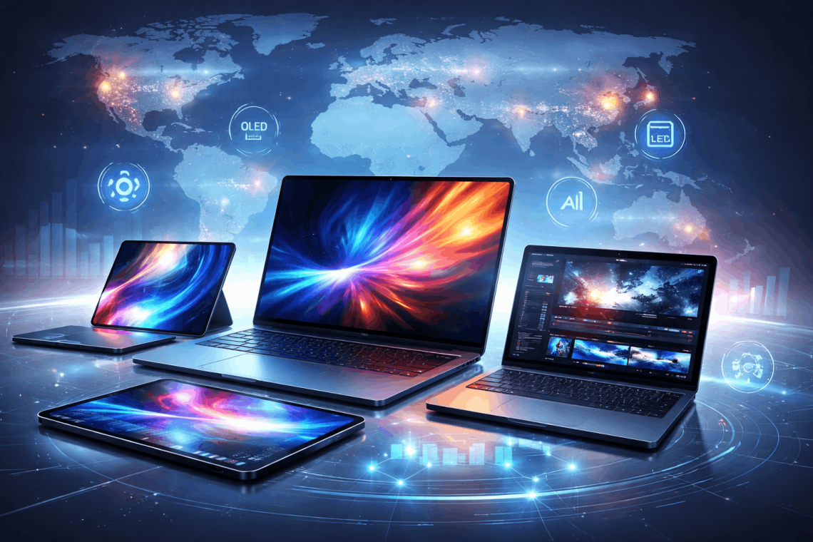 .4B by 2032: 10.3% CAGR Transforming Tablet & Notebook Displays .4B by 2032: 10.3% CAGR Transforming Tablet & Notebook Displays