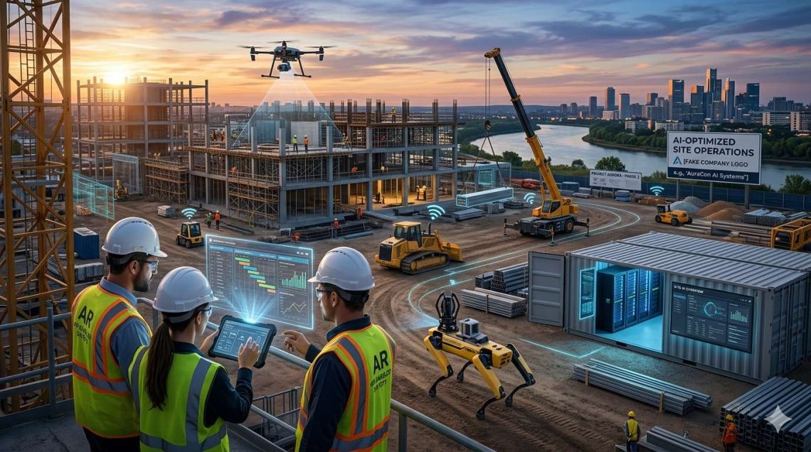 .01 Billion by 2035 — How Artificial Intelligence Is Building the Smart Construction Sites of Tomorrow