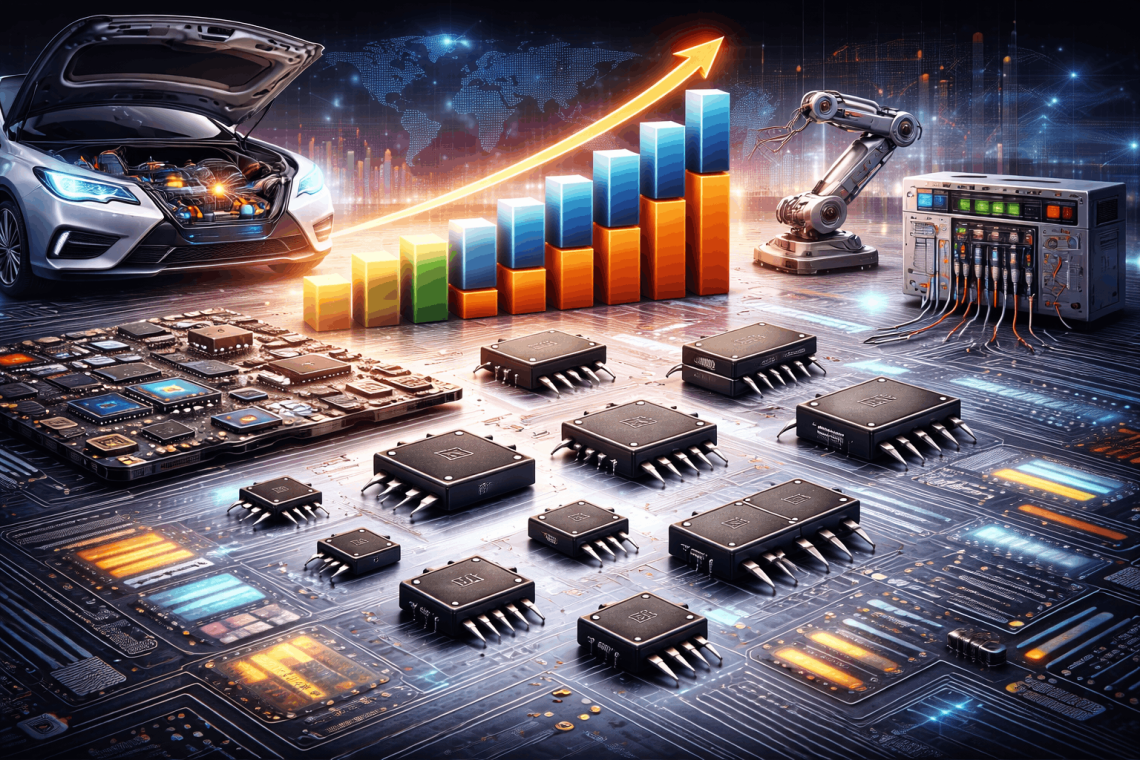 7.2% CAGR to .9B by 2032: Automotive E/E Architecture Driving 4× Logic Semiconductor Demand Growth
